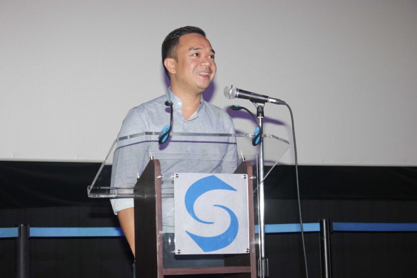 MARIQUINA director Milo Sogueco; ASIA ON SCREEN 2015 film fest will run at the Shang Cineplex, Shangri-La Plaza Mall from May 8-12, 2015. Photo by Jude Bautista