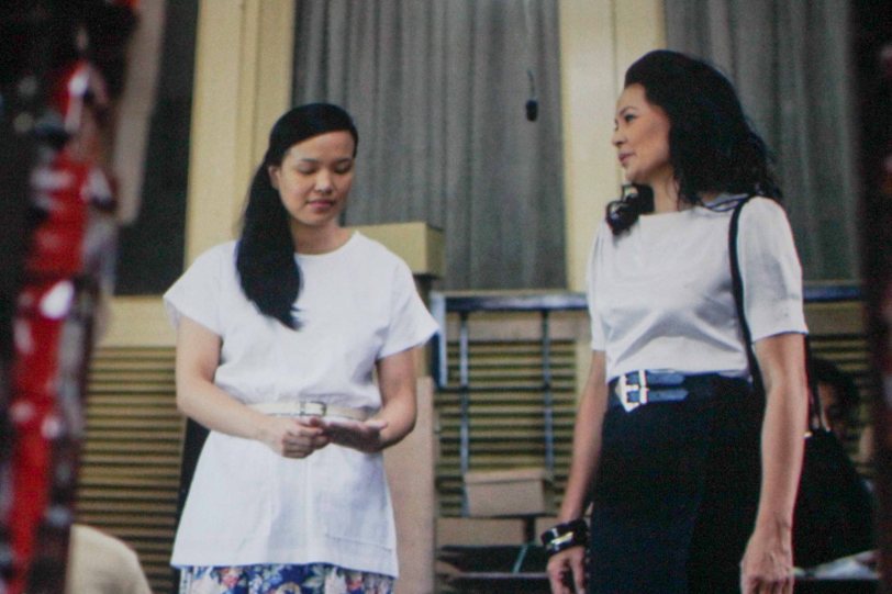 from left: Che Ramos-Cosio (Leonor) & Bing Pimentel (Tess). ASIA ON SCREEN 2015 film fest will run at the Shang Cineplex, Shangri-La Plaza Mall from May 8-12, 2015. 