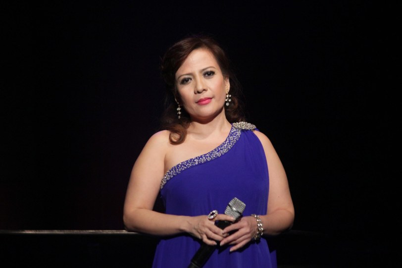 Liesl Batucan sang I WILL LISTEN; Jesse Lucas FULL RANGE is part of the TRIPLE THREATS series The composers at CCP Tanghalang Aurelio Tolentino last August 20, 2015. Photo by Jude Bautista