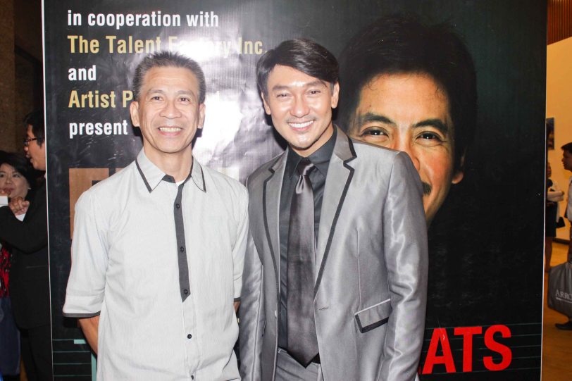 from left: Ibarra Mateo and Roeder Camañag. Jesse Lucas FULL RANGE is part of the TRIPLE THREATS series The composers at CCP Tanghalang Aurelio Tolentino last August 20, 2015. Photo by Jude Bautista